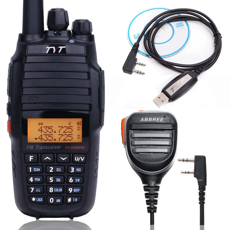 Обновленная версия TYT TH-UV8000D cross band 10 Вт портативная рация 3600 мАч батарея VHF UHF двухдиапазонный любительский fm-радио приемопередатчик - Цвет: as photo show 1