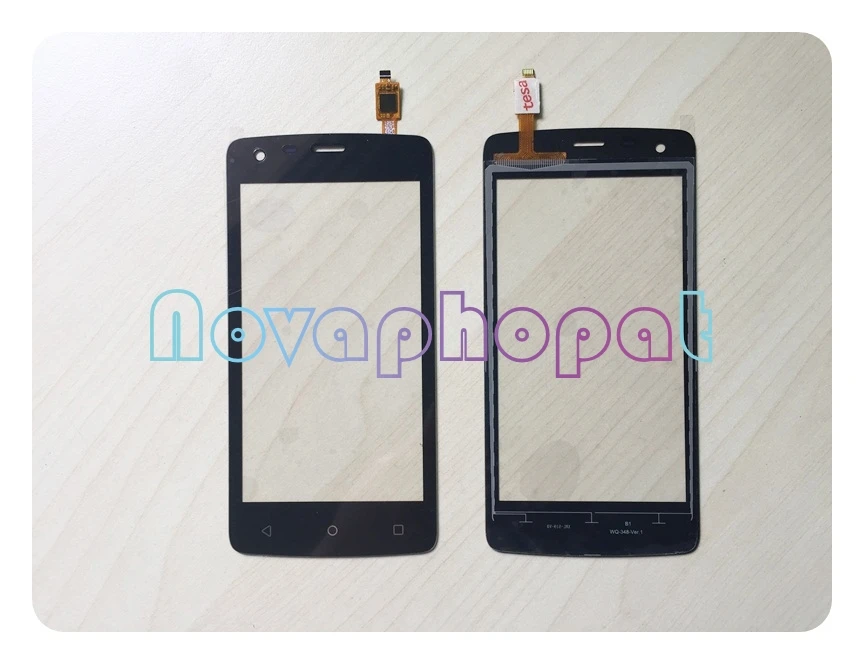 Novaphopat Черный сенсорный экран для Tele2 Midi V1.1 1,1 версии сенсорный экран стекло дигитайзер сенсорный экран тачпад Замена
