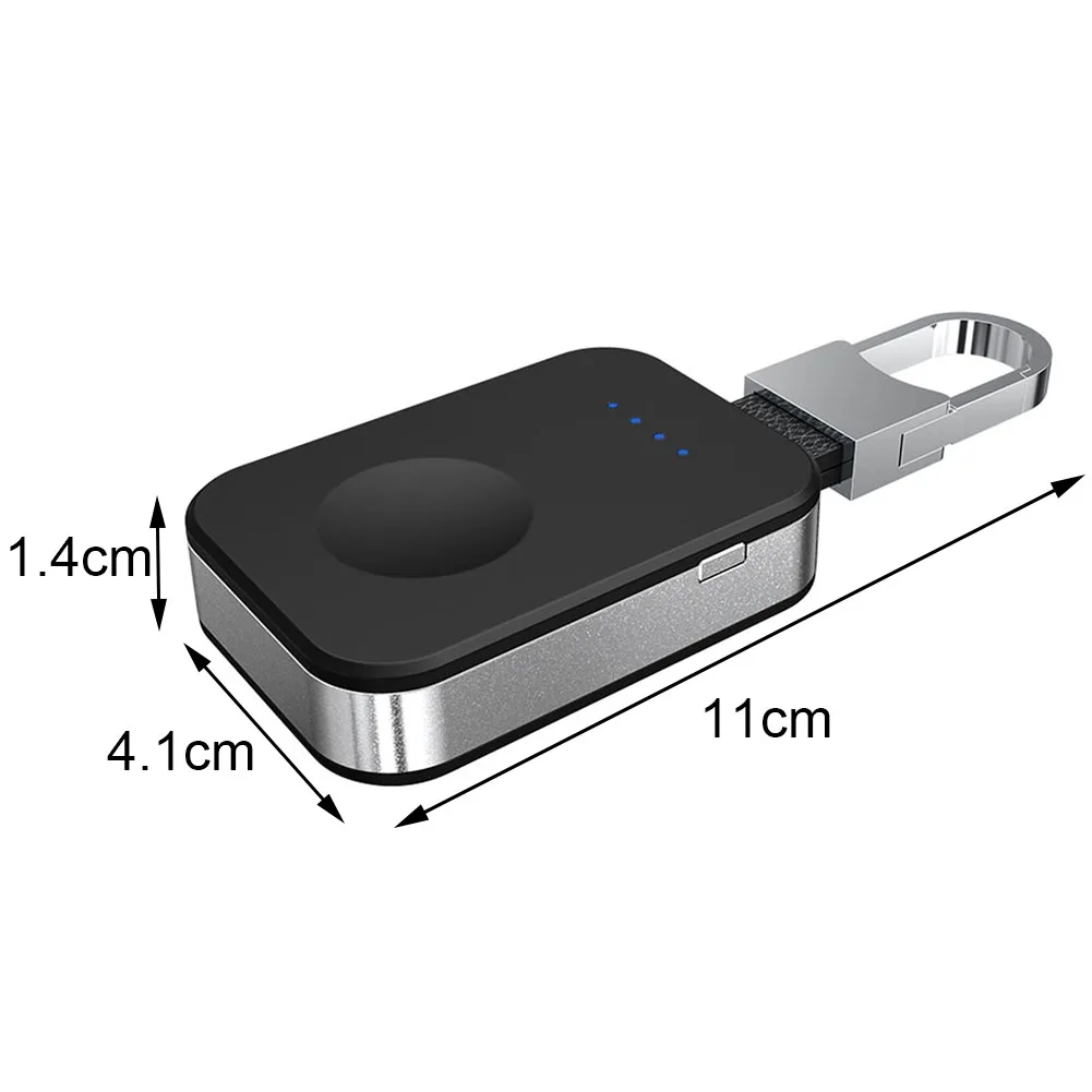 Qi Беспроводное зарядное устройство для i Watch 2 3 4 950 mah power Bank для Apple Watch внешний аккумулятор беспроводное зарядное мини-устройство Док-станция