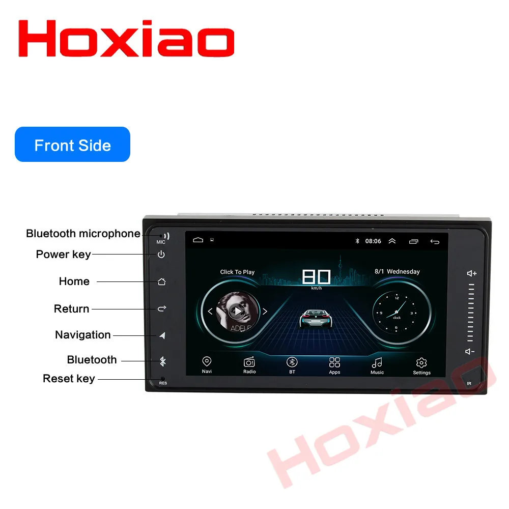 Автомобильный Android dvd плеер для TOYOTA COROLLA Camry бренд Land Cruiser Hilux PRADO RAV4 7 дюймов gps