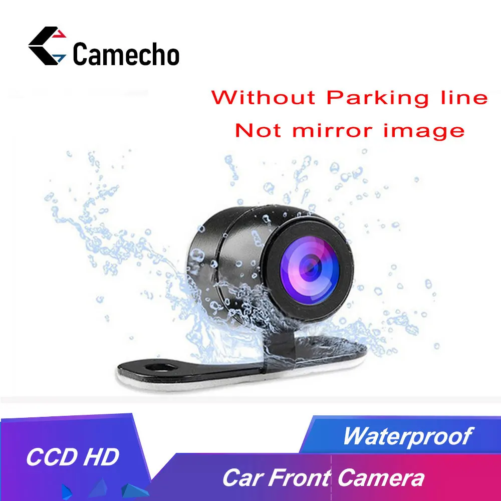 Camecho Автомобильная Камера Переднего Вида автомобильный ПЗС HD резервная камера заднего вида монитор заднего вида помощь при парковке Водонепроницаемая камера заднего вида