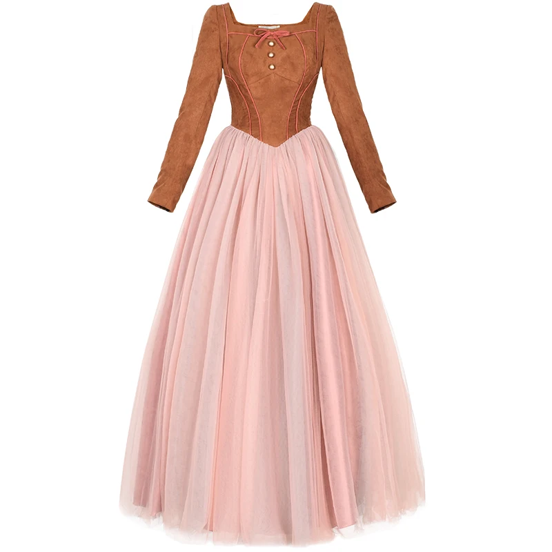 Женское винтажное платье LYNETTE'S цельнокроеное с высокой талией|lynette's chinoiserie|dress