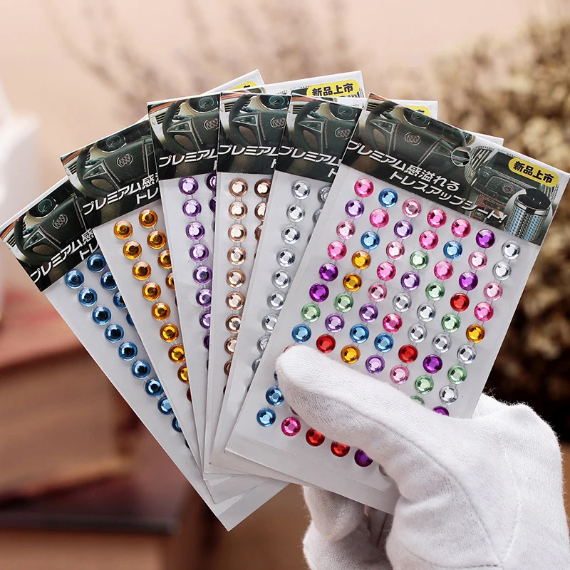 2017 Красочные Стразы алмазные кристаллы Скрапбукинг наклейки для детей девушки