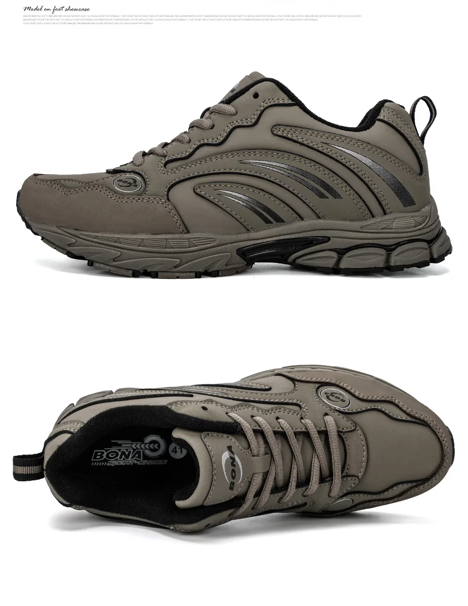 BONA/Новинка года; дизайнерская обувь; chaussure homme; уличная Мужская обувь для бега; спортивные кроссовки; Мужская Спортивная обувь; удобная мужская прогулочная обувь