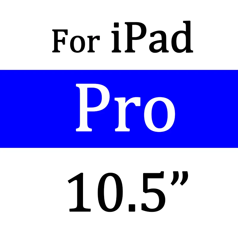 Защитное стекло на ipad Pro 10,5 11 Защитная пленка из закаленного стекла Apple защитный чехол 9 H i pad - Цвет: Черный