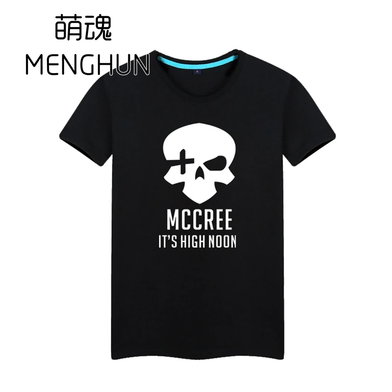Популярная футболка watchman pioneer game MCCREE для бойфренда различных цветов хлопковая