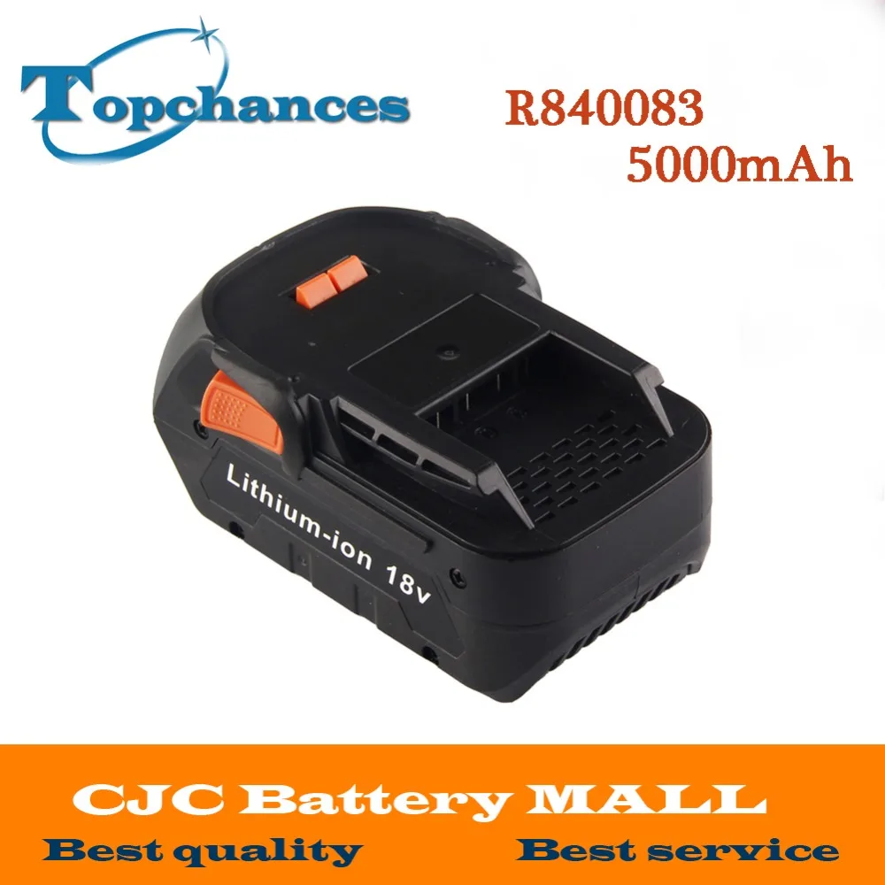 

Литий-ионный аккумулятор для RIDGID R840083 CS0921 R84008 AC840084 L1830R, 18 в, 5000 мА · ч