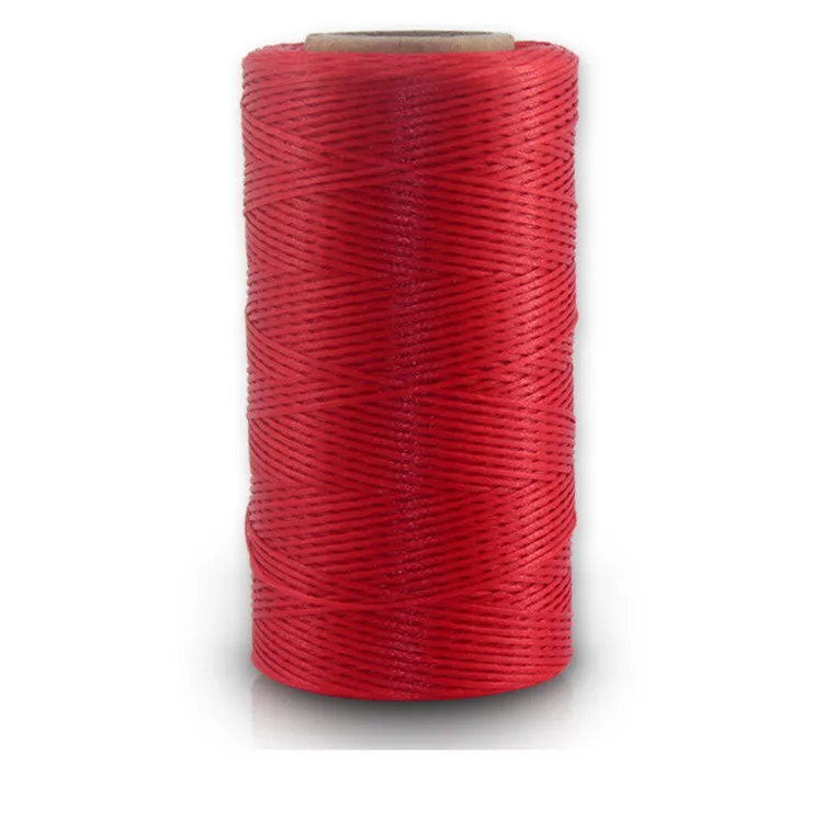 Red 150D 0,8 мм 260 м вощеный шнур кожа Ювелирная фурнитура для рукоделия изготовление ткани браслет ожерелье Плетеный шитье Вощеные аксессуары для резьбы - Цвет: Red