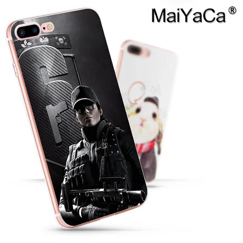 MaiYaCa Voltron Rainbow Six Siege YuGiOh прозрачный мягкий ТПУ чехол для телефона Apple iPhone 8 7 6 6S Plus X 5
