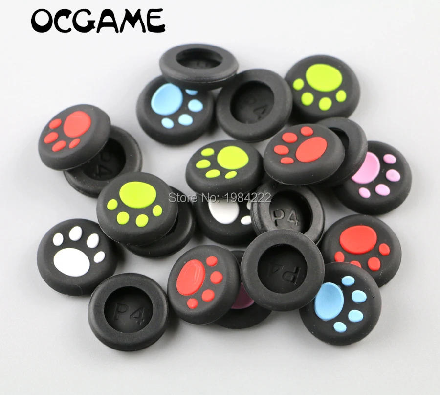 OCGAME 2 шт./лот Cat Claw популярный дизайн силиконовые колпачки для джойстика