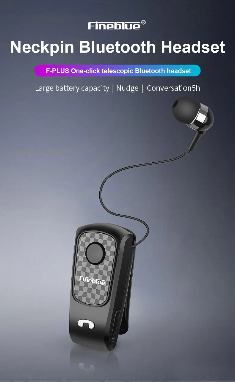 FineBlue F-plus мини беспроводная гарнитура Auriculares с bluetooth-гарнитурой звонки напоминают вибрацию износ клип спортивные наушники для бега