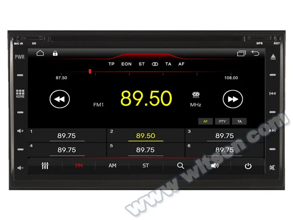 Автомобильный мультимедийный плеер WITSON DVD-плеер на Android 11 с GPS 2 Гб ОЗУ 16 ПЗУ для NISSAN