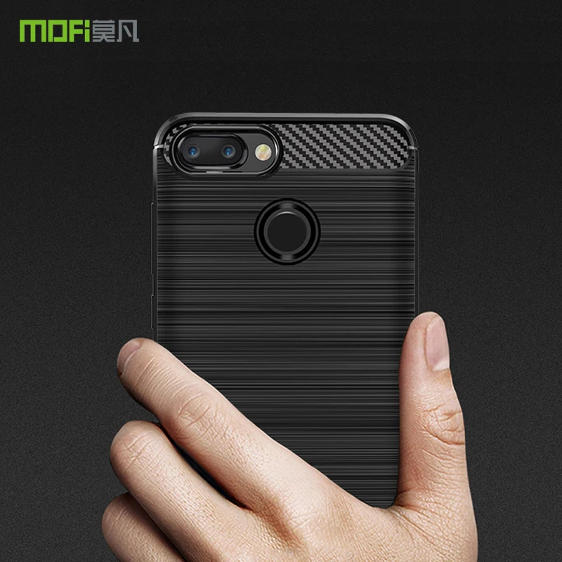 

Mofi for Xiaomi Redmi 6 Case Luxury Slim Soft Silicone Case For Xiaomi Redmi 6A Brushed Carbon Fiber Phone Cover For Redmi 6 Pro