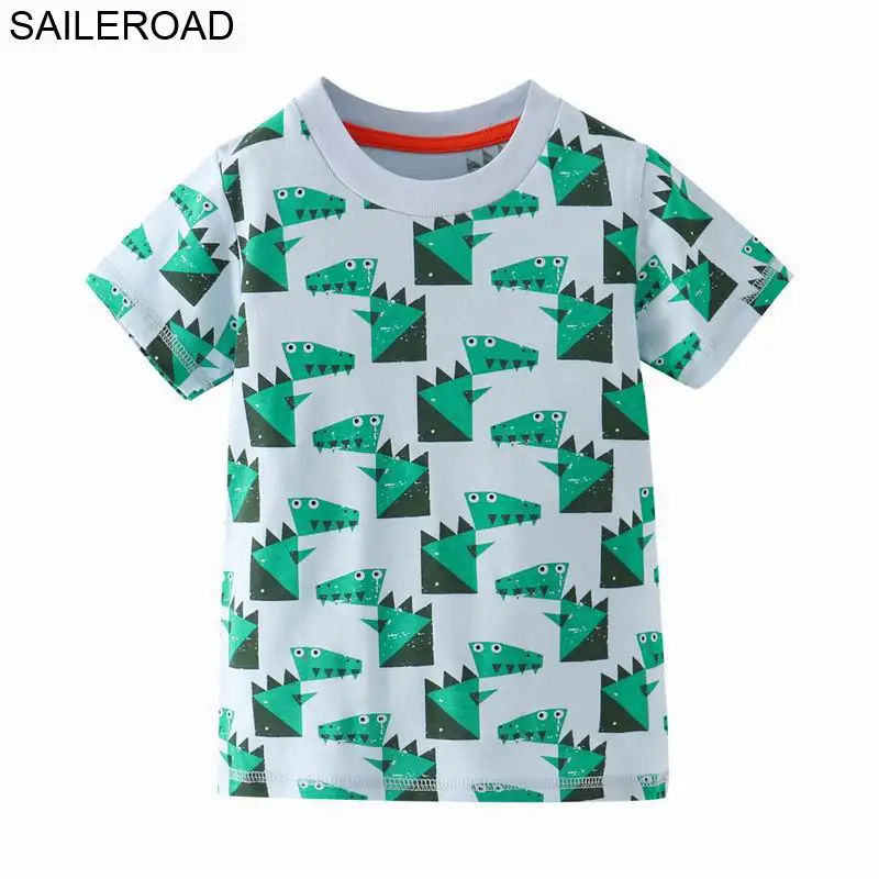 SAILEROAD 2-7Years Мода Камуфляж Цвет Детские Мальчики Топы Футболка Лето Дети Дети Мальчики Девочки Шорты Футболка Одежда - Цвет: 2705 Same picture