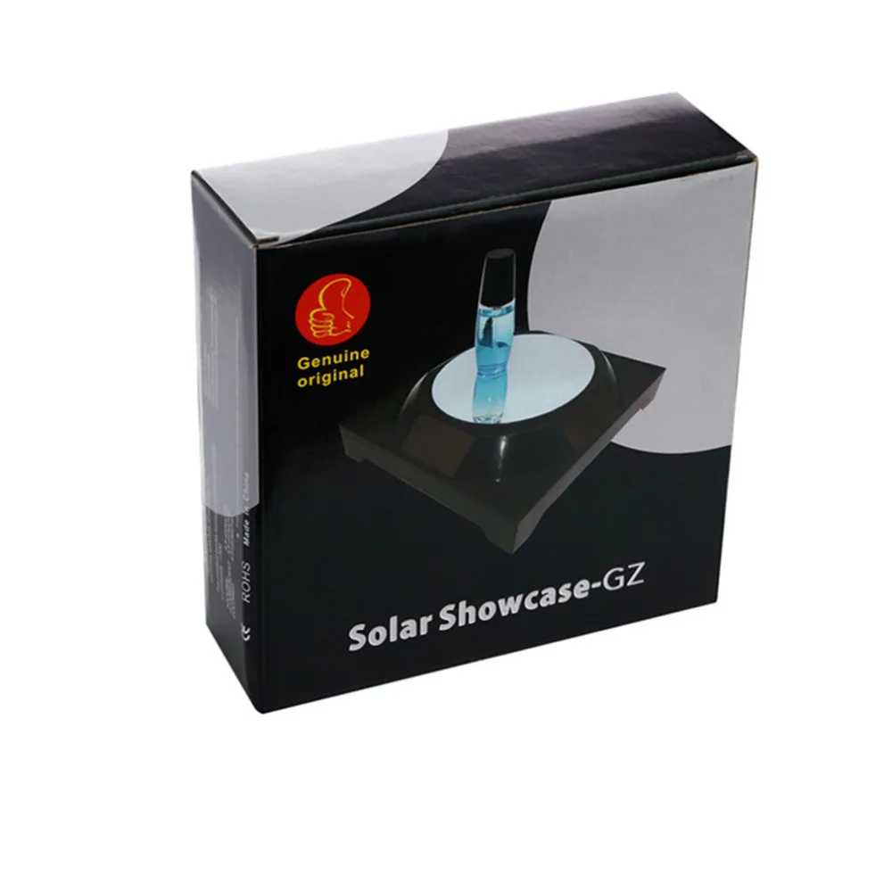 18 см зеркальная верхняя подставка для дисплея на солнечной батарее вращающаяся