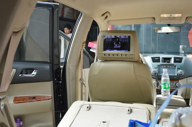 Cemicen 9 дюймов дисплей подголовника автомобиля TFT lcd сенсорный экран DVD MP5 видео плеер на молнии крышка поддержка IR FM USB SD динамик игры