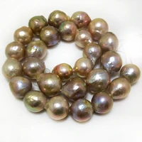 16 inches 18 22mm natural lavender baroque pearl loose strand