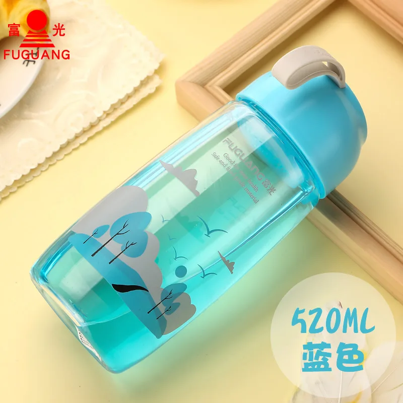 Женская и студенческая бутылка с крышками отсеками для чая простая портативная