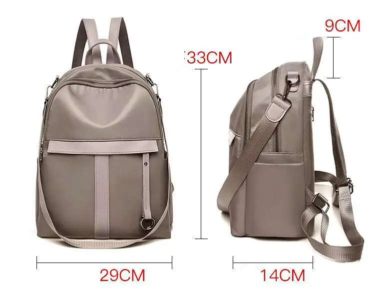Школьный рюкзак для девочек-подростков Mochila Feminina, женские рюкзаки, нейлоновый водонепроницаемый повседневный рюкзак для ноутбука, женский рюкзак