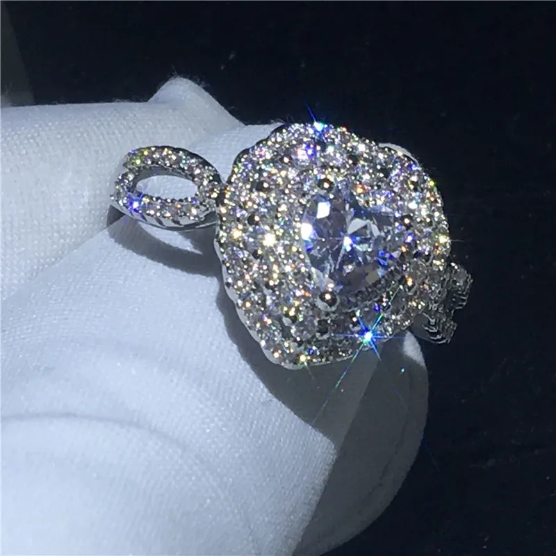 Обручальные кольца в форме сердца обручальные для мужчин и женщин AAAAA циркон cz