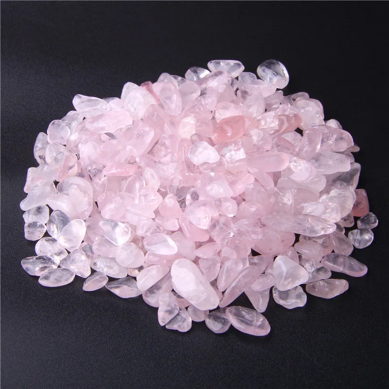 pink quartz 50 г смешанные неправильные бусины из фишек Натуральный Необработанный гравий бусины для самостоятельного изготовления ювелирных изделий браслет ожерелье домашний декор - Цвет: pink quartz