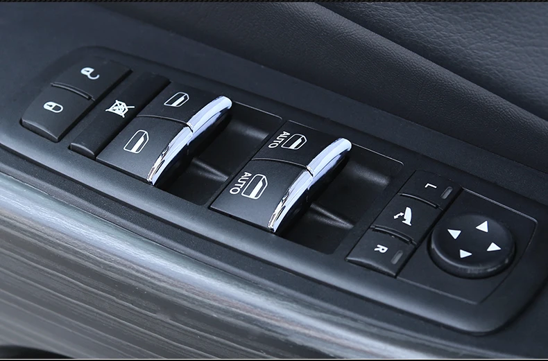 7 шт. хромированная Внутренняя дверь переключатель декоративная отделка окна