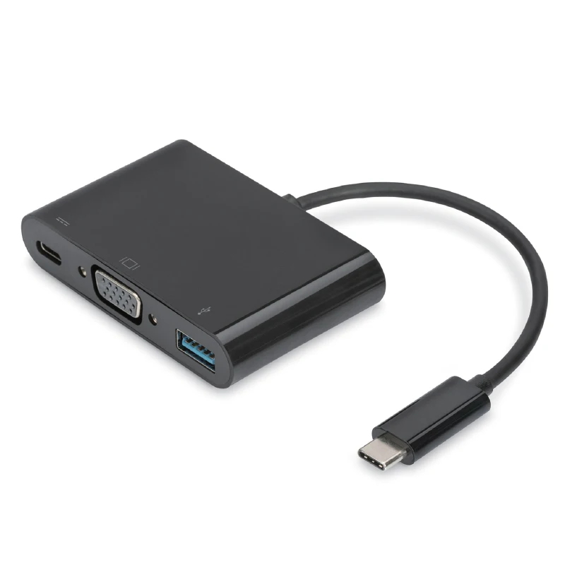 

Зарядный адаптер USB 3,1 Type-C на USB 3,0 + VGA + Type-C