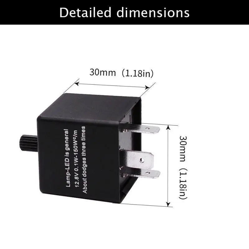 Motorbike Fix Blinker Adjustable Frequency LED Flasher Relay Motorcycle Turn Signal Indicator | Автомобили и мотоциклы