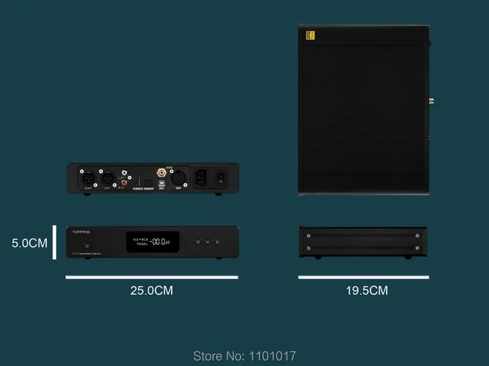 Топпинг D70 2* AK4497 AK4118 USB DAC DSD512 32 бит/768 кГц USB DAC XMOS Настольный декодер USB/оптический/коаксиальный/ISS/AES вход