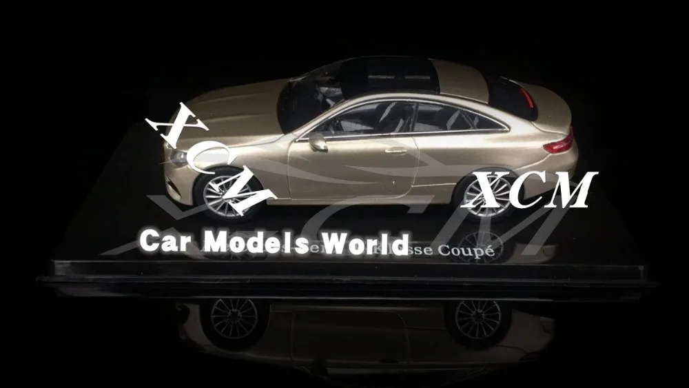 Литая модель автомобиля для E-Class E-Klasse Coupe 1:43(золото)+ небольшой подарок