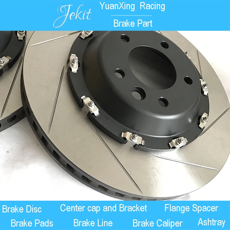 

Jekit automobile part brake disc 380*34mm with center bell for honda civic brake 2017 rim wheel 20'' for CN GT6 brake calipers
