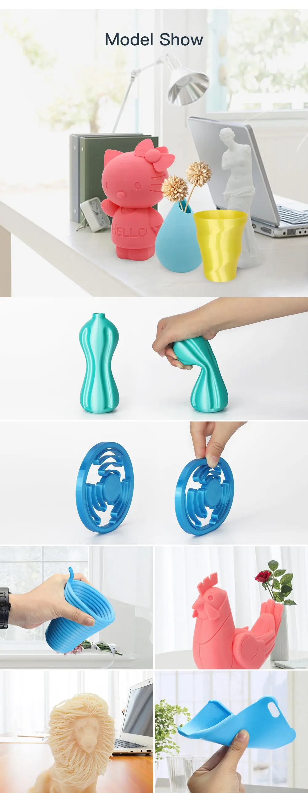 ANYCUBIC Mega-S 3d принтер обновленный принтер большого размера плюс металлический TFT экран 3d Высокоточный 3D Drucker