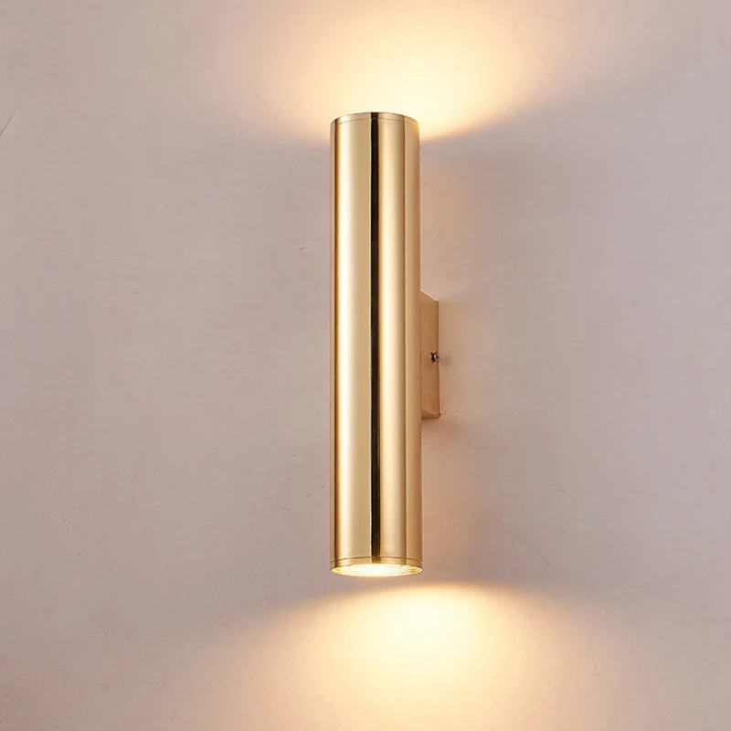 Gold Aluminum Wall Lamps Vintage Industrial Metal Sconce Aisle Loft Light Fixture Bedside Lamp | Лампы и освещение