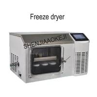 sjia 5fe bench type pilot freeze dryer tray heating freeze dryer active polypeptide freeze dried powder dryer 220v110v 1100w