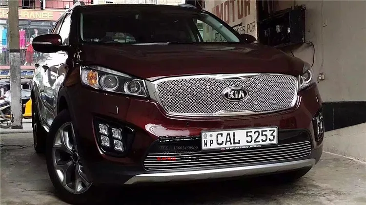 12 В 6000 К СИД DRL дневные Бег свет чехол для Kia Sorento противотуманная фара рамка туман свет стайлинга автомобилей