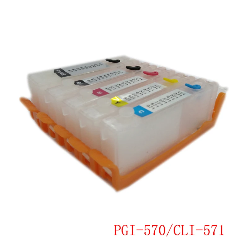 Vilaxh перезаправляемый картридж PGI 570 CLI 571 для Canon PIXMA MG5750 MG5751 MG5752 MG5753 MG6850 MG6851 MG6852 MG6853