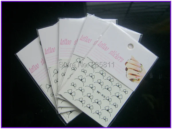 Временные тату наклейки для кутикулы 5 шт.|water transfer|stickers watertattoo nails |