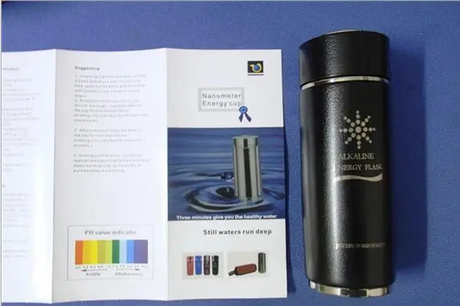 Ионизатор щелочной воды в бутылках 400 мл термос для отрицательной водорода чашка