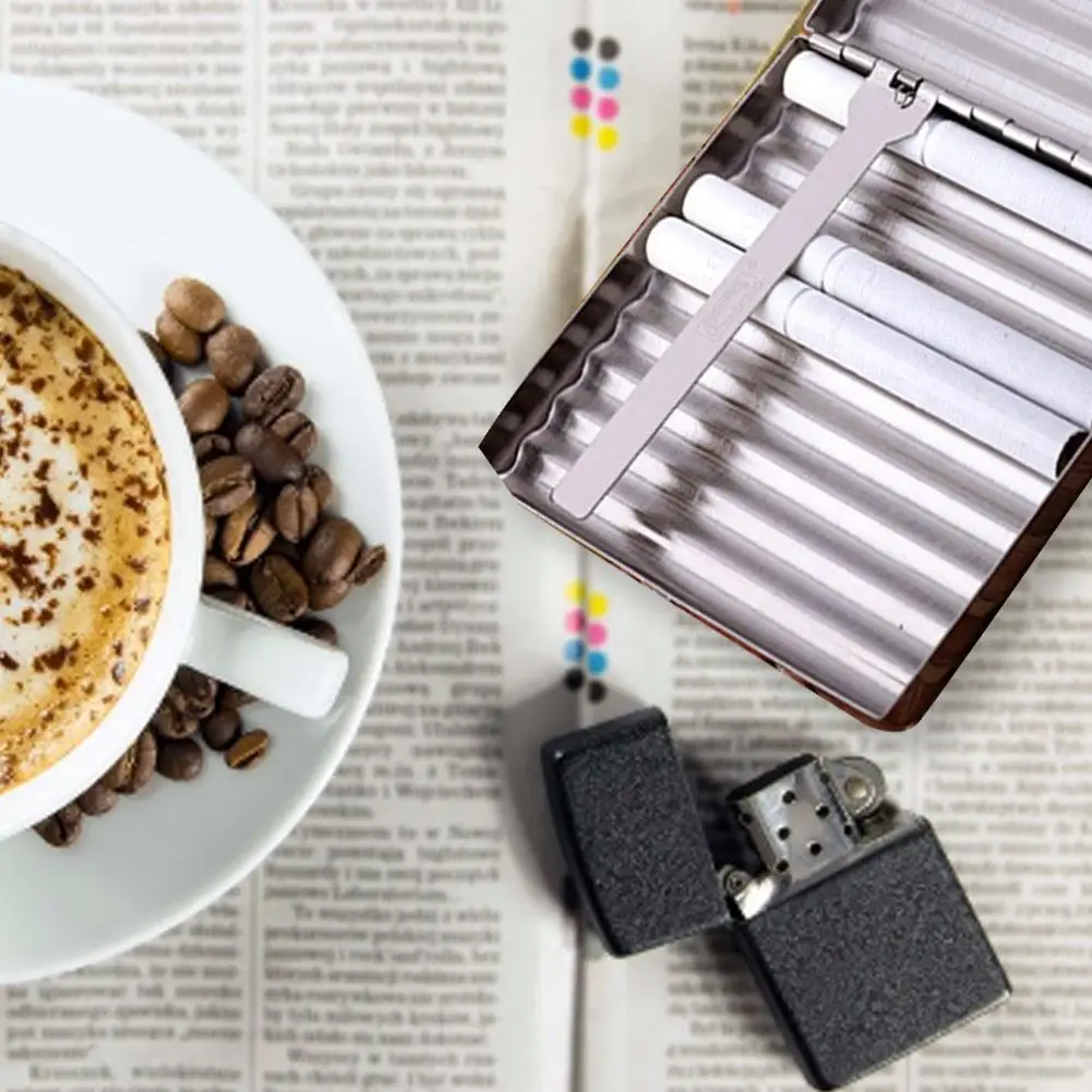 Чехол для сигарет ультра тонкий легкий медный изысканный портативный держатель