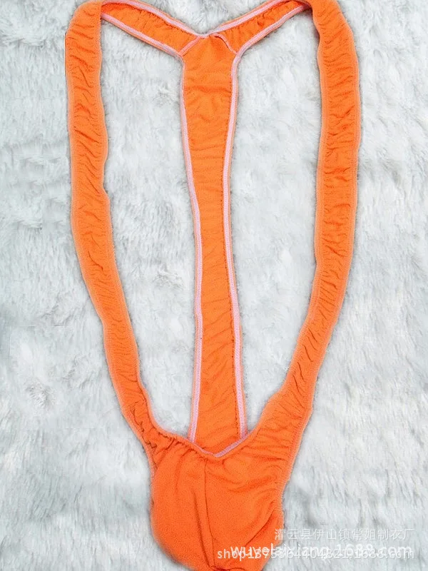 Лидер продаж мужские трусики танга для плавания Borat Mankini ночное белье оленя