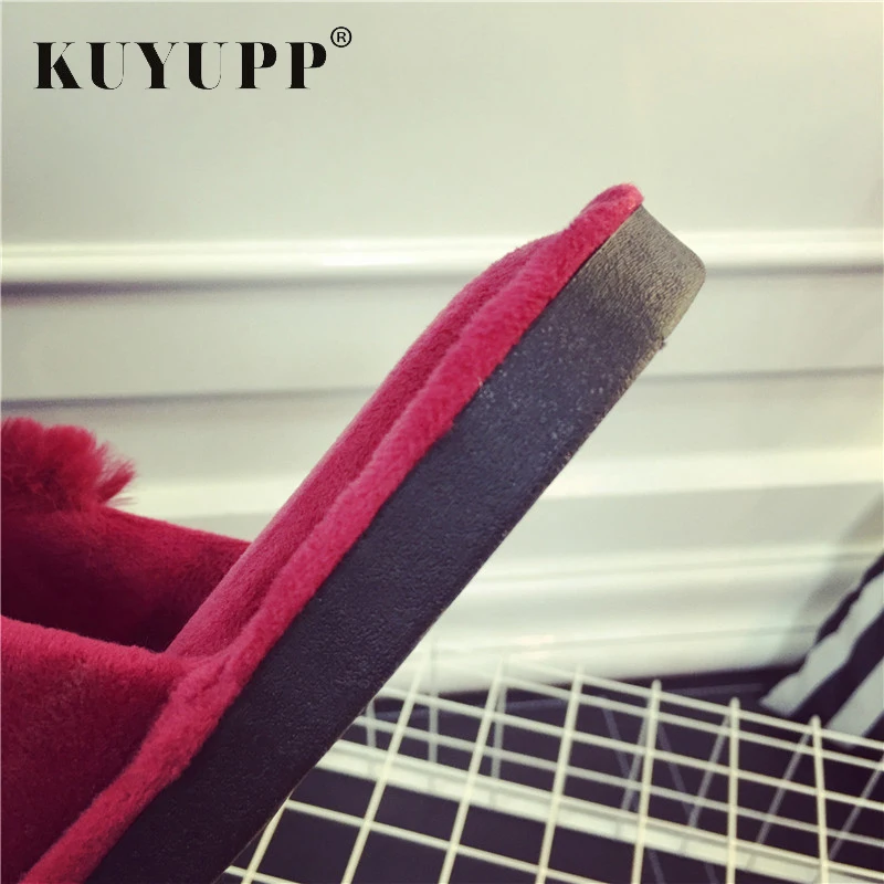 KUYUPP/мягкие домашние красивая женская зимняя обувь Новое поступление милые