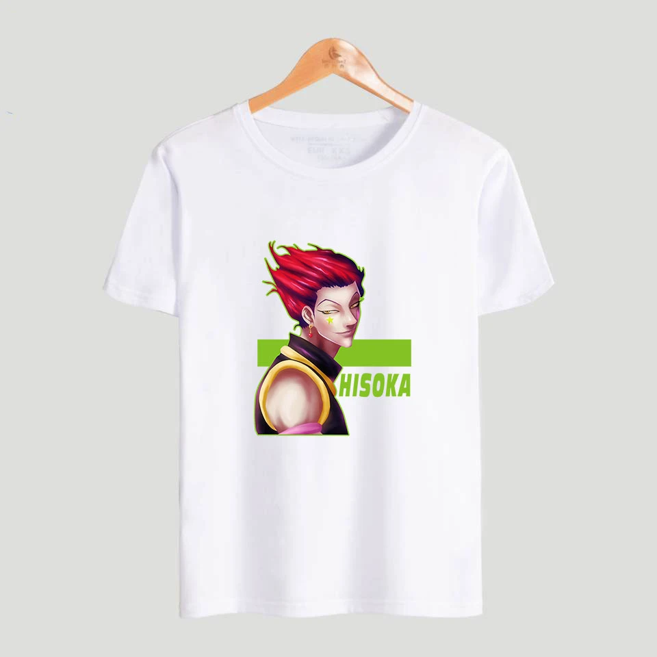 Футболка Hunter X для мужчин и женщин Детская футболка аниме одежда Hisoka | Мужская