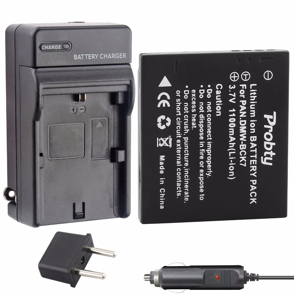 Probty DMW BCK7 ДМВ Батарея + Зарядное устройство для цифрового фотоаппарата Panasonic DMC S1A
