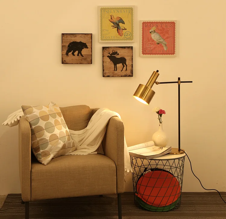 Черный Абажур Led Торшеры для гостиной Современные Напольные лампы цвет