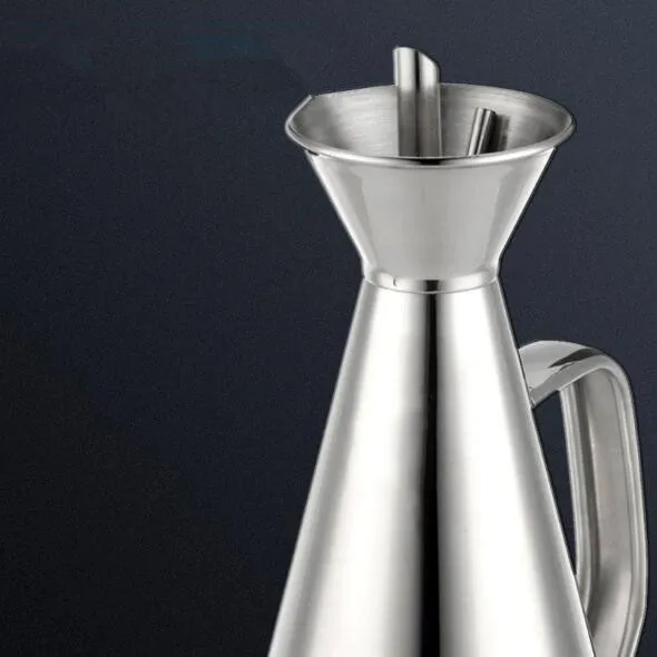 Диспенсер для оливкового масла и уксуса нержавеющая сталь 500 мл 1 шт. приправа