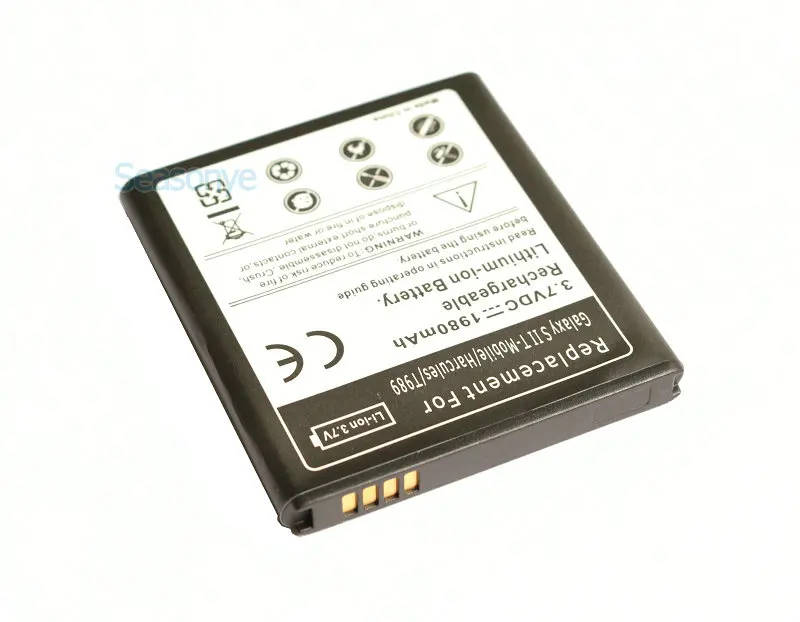 Seasonye 10 шт./лот 1980 мАч EB-L1D7IBA / U EB585157VK A Сменный аккумулятор для Samsung Galaxy SII S II S2 2 T989 i515