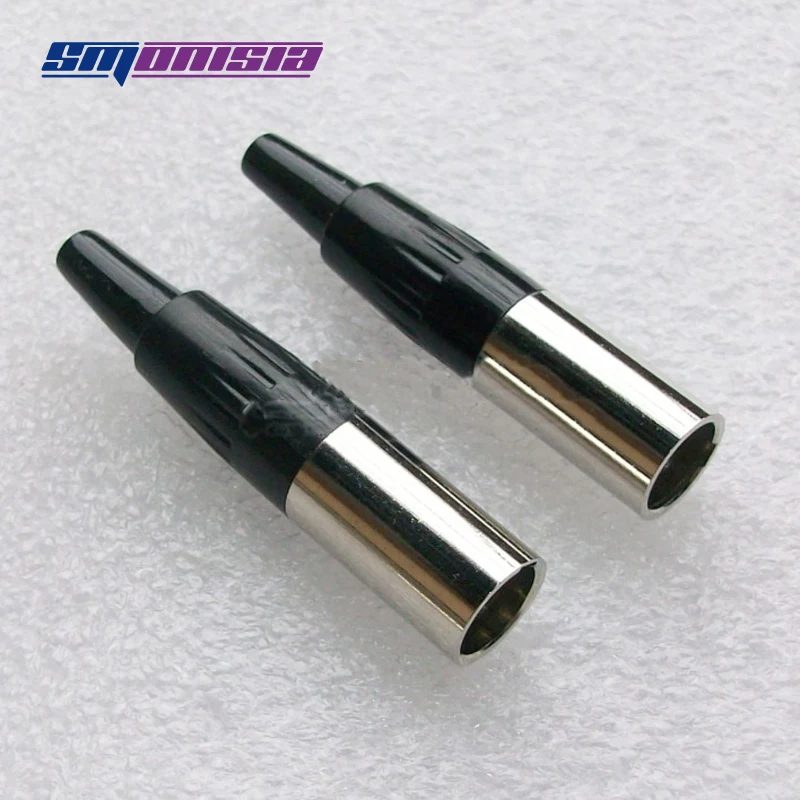 Малый XLR male Jack разъем 4 Булавки|pin pin|pin connector malepin xlr |