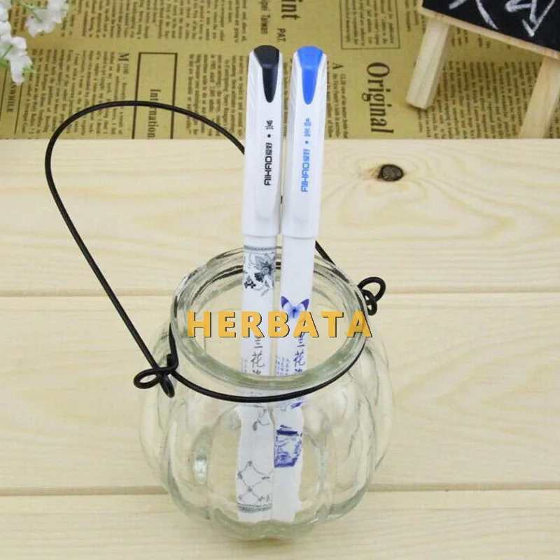 Высококачественная гелевая ручка черного и синего цвета 0 5 мм офисные школьные