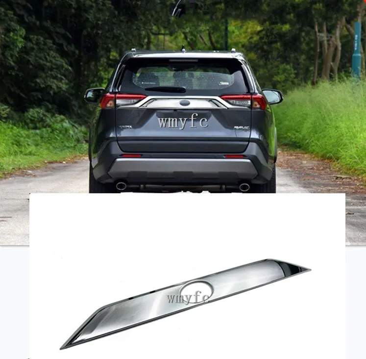 

Высококачественная хромированная накладка на багажник из АБС-пластика для Toyota RAV4 2019 2020, автомобильные аксессуары