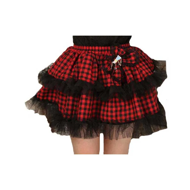 ROLECOS Милая юбка для девочек подростков женщин подарки Покрытые черным кружевом